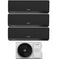 Condizionatore Climatizzatore Junkers Bosch Trial Split Inverter R-32 Serie Climate 7000i Black 7000+9000+9000 BTU Con 5000M 62/3 E Wi-Fi Integrato 7+9+9