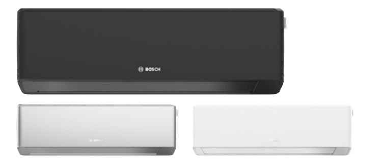Climatiseur Junkers Bosch Split Inverter R-32 Climate série 7000i, noir, 7000+9000+18000 BTU, avec Wi-Fi intégré 79/3 et 5000 m²/s.