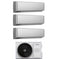 Condizionatore Climatizzatore Junkers Bosch Trial Split Inverter R-32 Serie Climate 7000i Silver 7000+9000+9000 BTU Con 5000M 62/3 E Wi-Fi Integrato 7+9+9