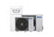 Pompa di Calore Baxi Aria-Acqua Splittata a Basamento R-32 Modello Alya FS 4-6M E FS-A Integrazione Caldaia Con Bollitore Integrato da 177 litri