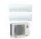 Condizionatore Climatizzatore Mitsubishi Electric Dual Split Inverter R-32 MSZ-HR 12000+12000 BTU R-32 Con MXZ-2HA50VF WiFi Optional 12+12