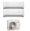 Condizionatore Climatizzatore Hitachi Dual Split Inverter R-32 Serie AIRHOME 600 9000+9000 BTU Con RAM-G55N2HAE Wi-Fi Integrato 9+9