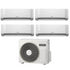 Condizionatore Climatizzatore Hitachi Quadri Split Inverter R-32 Serie AIRHOME 600 9000+9000+12000+12000 BTU Con RAM-G85N5HAE Wi-Fi Integrato 9+9+12+12