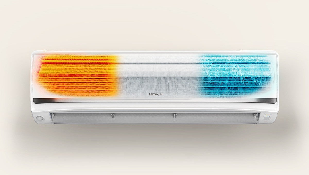 Condizionatore Climatizzatore Hitachi Trial Split Inverter AirHome 800 9000+9000+12000 BTU Con RAM-G68N3HAE Wi-Fi Integrato 9+9+12