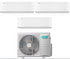 Condizionatore Climatizzatore Hisense Trial Split Inverter R-32 Serie Energy Pro X 9000+9000+9000 BTU Con 3AMW62U4RJC Wi-Fi Integrato 9+9+9