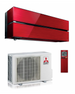 Condizionatore Climatizzatore Monosplit Mitsubishi Electric Inverter MSZ-LN Kirigamine Style 18000 BTU R-32 MSZ-LN50VG/R Ruby Red WI-FI