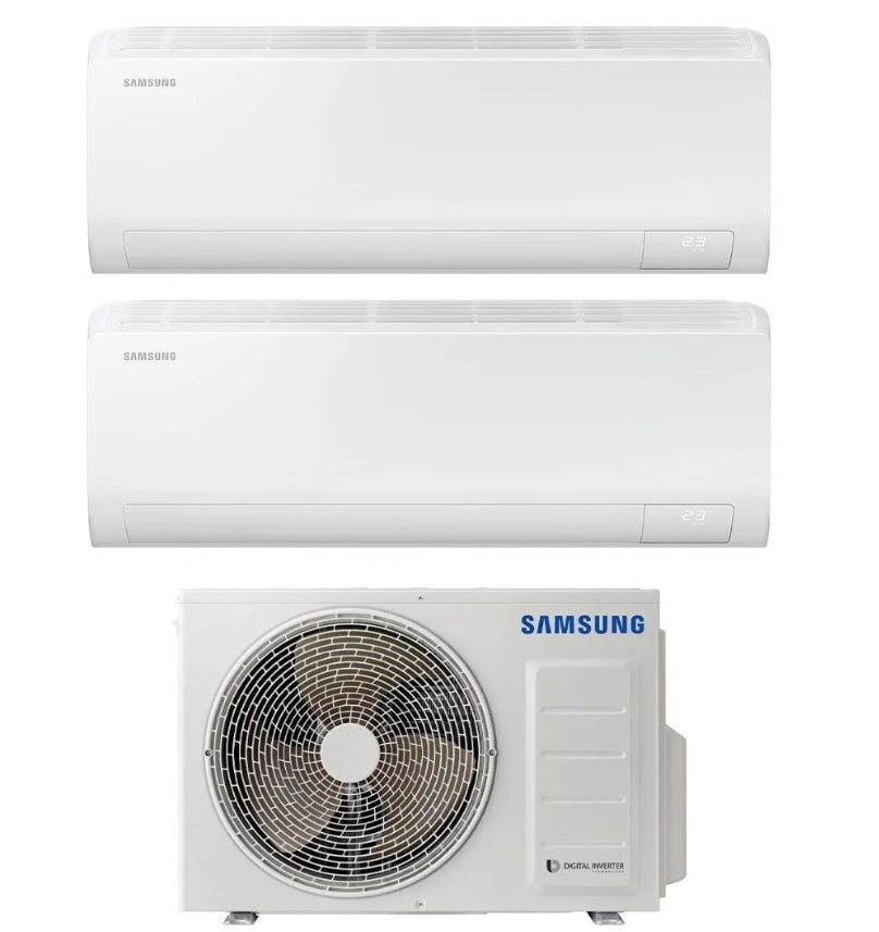 Condizionatore Climatizzatore Samsung Dual Split inverter Cebu S2 Wi-Fi R-32 12000+12000 BTU Con AJ050TXJ2KG