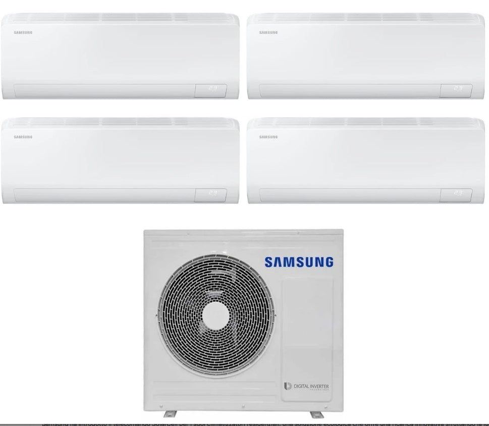 Condizionatore Climatizzatore Samsung Quadri Split inverter Cebu S2 Wi-Fi R-32 9000+9000+12000+12000 BTU Con AJ080TXJ4KG