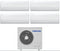 Condizionatore Climatizzatore Samsung Quadri Split Inverter Windfree Avant S2 R-32 7000+9000+12000+12000 BTU Wi-Fi Integrato Con AJ080TXJ4KG