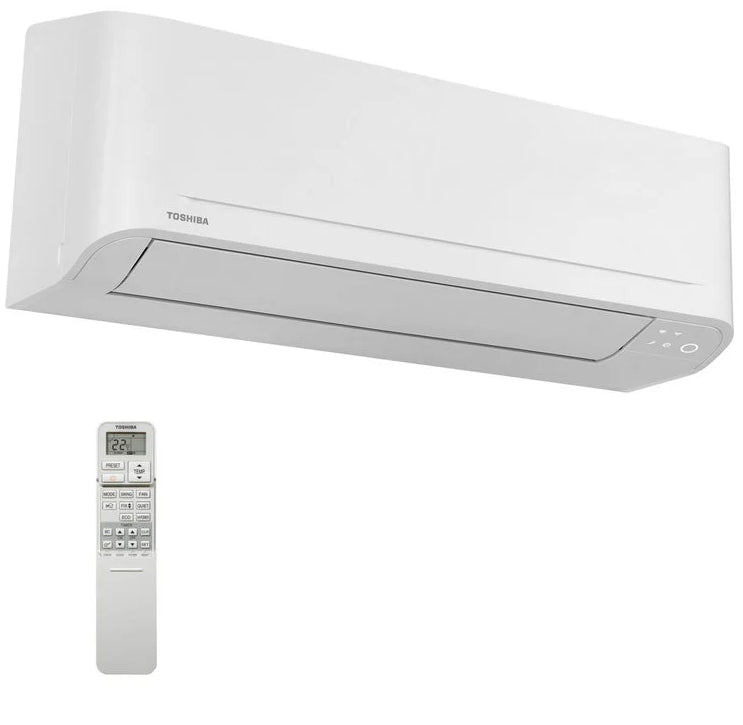 Condizionatore Climatizzatore Toshiba Dual Split Inverter R-32 Modello Seiya Classic 10000+13000 BTU Con RAS-2M14G3AVG-E Wi-Fi Optional