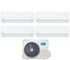 Condizionatore Climatizzatore Midea Quadri Split Evolution R-32 9000+9000+9000+12000 BTU Con M4OE-28HFN8-Q Wi-Fi Integrato