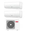 Condizionatore Climatizzatore Riello Dual Split Aaria Plus I R-32 7000+7000 Btu Con U.Esterna 250 P Wi-Fi Integrato