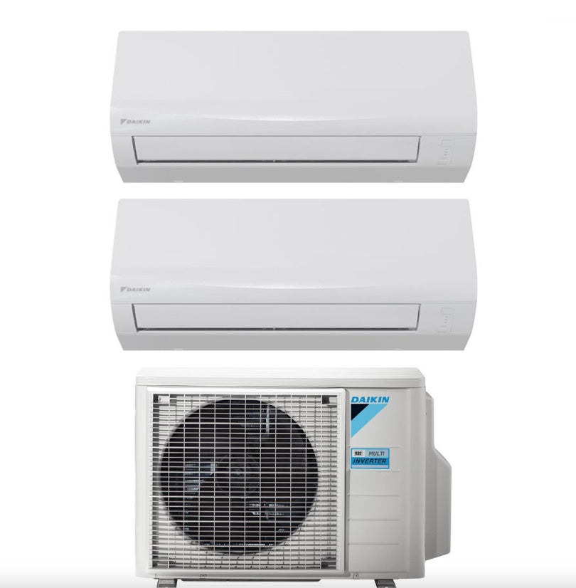Climatiseur Daikin Siesta Series R-32 9000+9000 BTU à double split inverter avec Wi-Fi intégré 2AMXF50A
