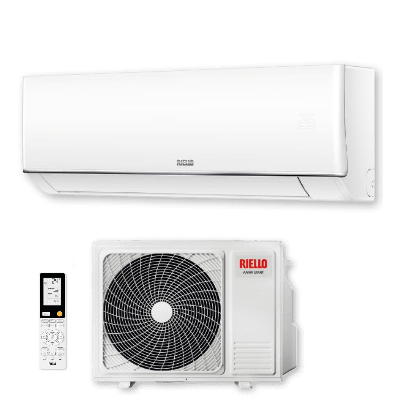 Condizionatore Climatizzatore Riello Inverter AARIA START N 12000 BTU R-32 AMW 35 ST N Wi-Fi Optional - Cod. 20211071