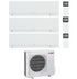 Condizionatore Climatizzatore Mitsubishi Electric Trial Split inverter Kirigamine Zen White R-32 7000+12000+15000 Colore Bianco con MXZ-3F68VF Wi-Fi Integrato 7+12+15