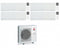 Condizionatore Climatizzatore Mitsubishi Electric Quadri Split inverter Kirigamine Zen White R-32 7000+7000+7000+7000 Colore Bianco con MXZ-4F72VF4 Wi-Fi Integrato 7+7+7+7