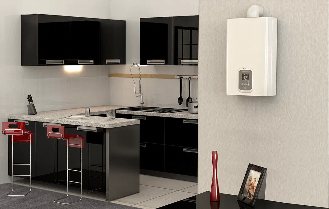 Scaldabagno a Gas Chaffoteaux Avenir Plus LNX 11 LT GPL Cod. 3632444 - Completo di Kit Scarico Fumi