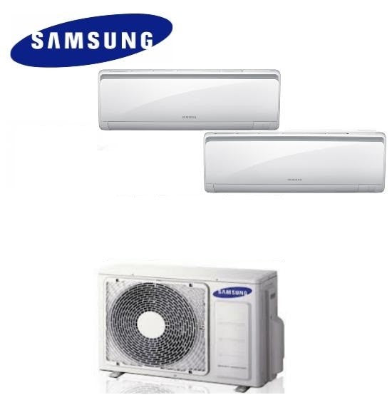 Condizionatore Climatizzatore dual split Samsung inverter R-32 9+12 Maldives Quantum 9000+12000 BTU con AJ050NCJ2EG/EU