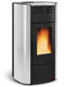 Termostufa a pellet La Nordica Extraflame mod. Raffaella Idro 18.8 kW argento