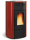 Termostufa a pellet La Nordica Extraflame mod. Raffaella Idro 18.8 kW bordeaux