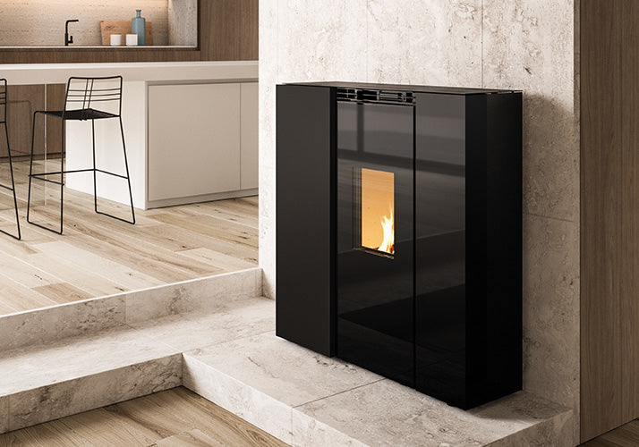 Termostufa a Pellet Palazzetti Tiffany Idro Ventilata TC 13 Kw - Vari Colori