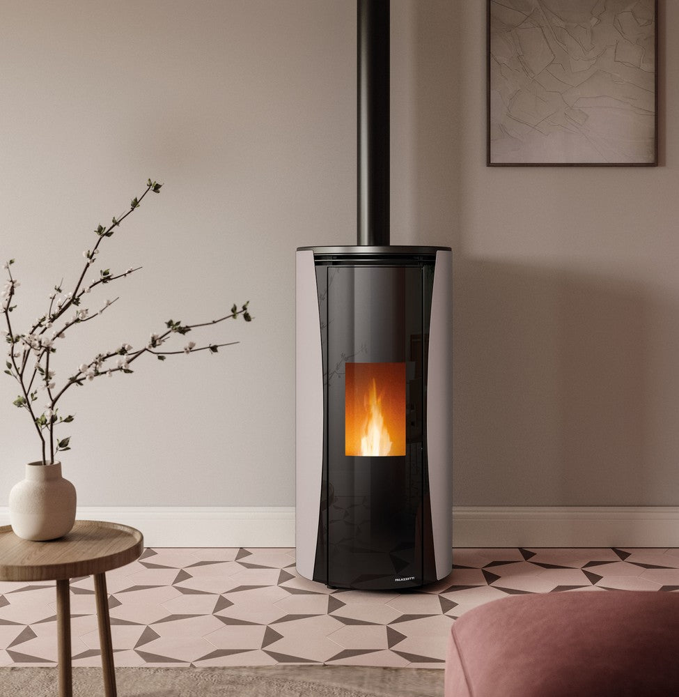 Stufa a Pellet ad Aria Palazzetti Ecofire Vivi TC US 6 Kw - Vari Colori