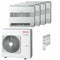 Condizionatore Climatizzatore Toshiba Quadri Split Inverter Console Pavimento R-32 10000+10000+10000+10000 BTU RAS-4M27G3AVG-E Wi-Fi Optional