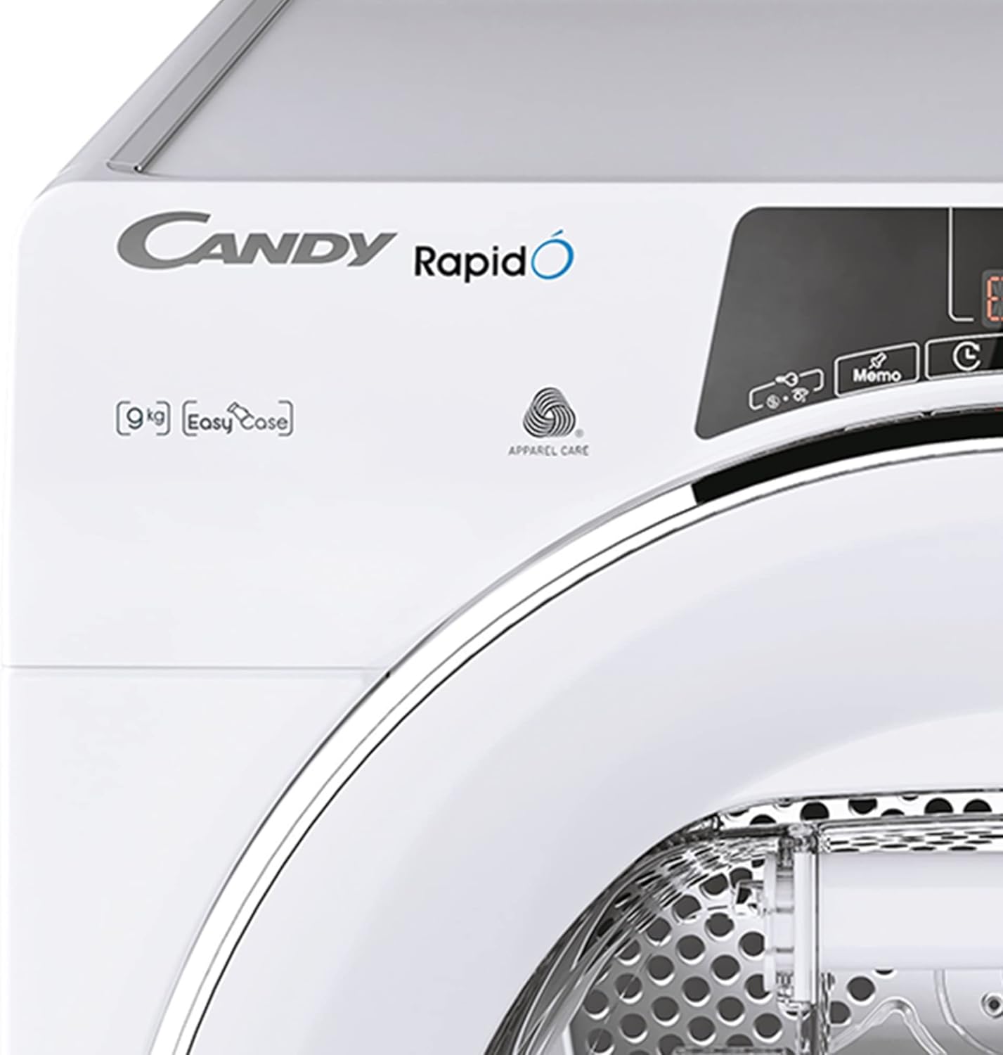 Asciugatrice Libera Installazione Caricamento Frontale Candy RapidÓ ROE H9A2TCEX-S 9 kg Bianco
