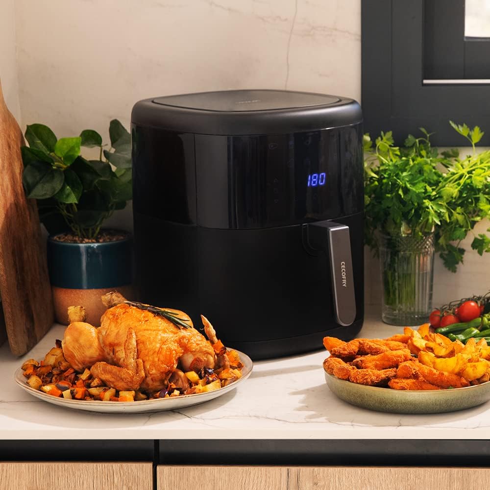 Friggitrice ad Aria Calda Cecotec Cecofry Bombastik 6000 Full Singolo 6 L Indipendente 1700 W Nero