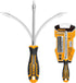 INGCO Set Cacciavite Flessibile Con Inserti e Adattatore da 12 pezzi