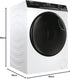Lavatrice Libera Installazione Caricamento Frontale Haier I-Pro Series 5 HW100-B14959U1 10 kg 1400 Giri/min Bianco