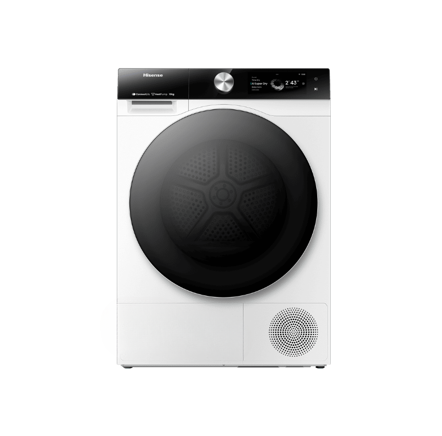 Hisense DH7S107BW 10 kg A++ Front-Load Freestanding Tumble Dryer White