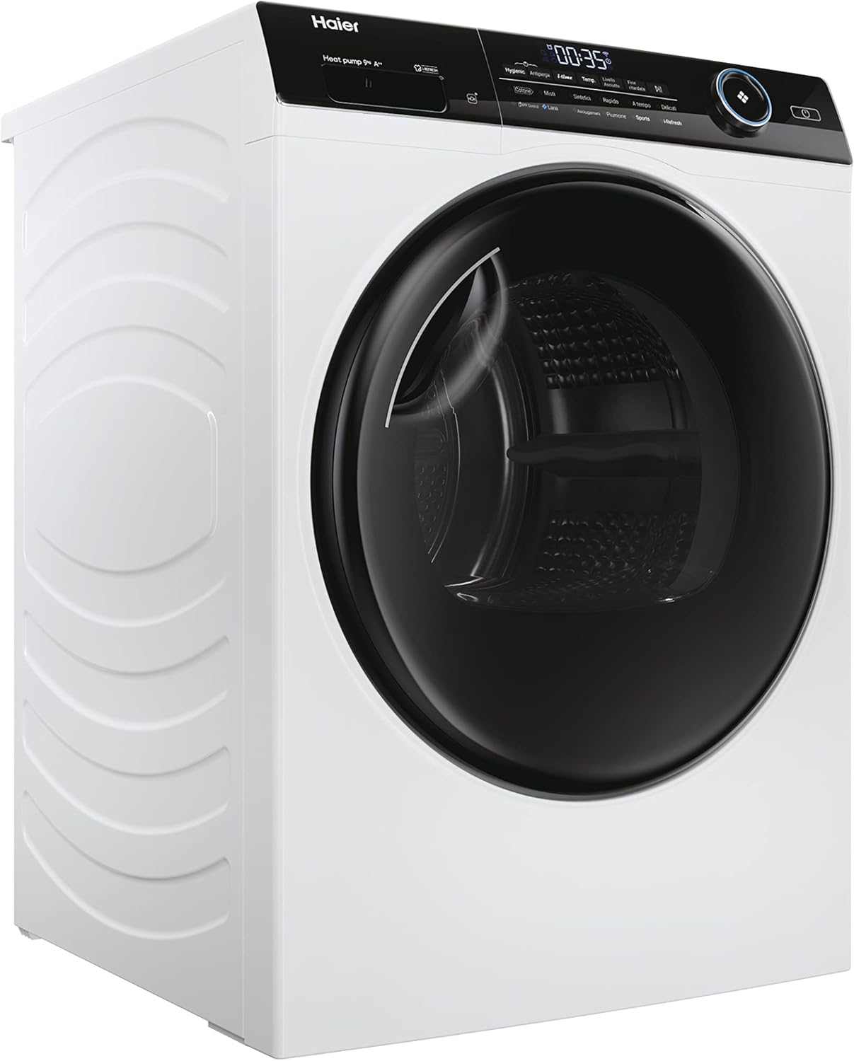 Asciugatrice Libera Installazione Caricamento Frontale Haier HD90-A3959 9 kg A+++ Bianco