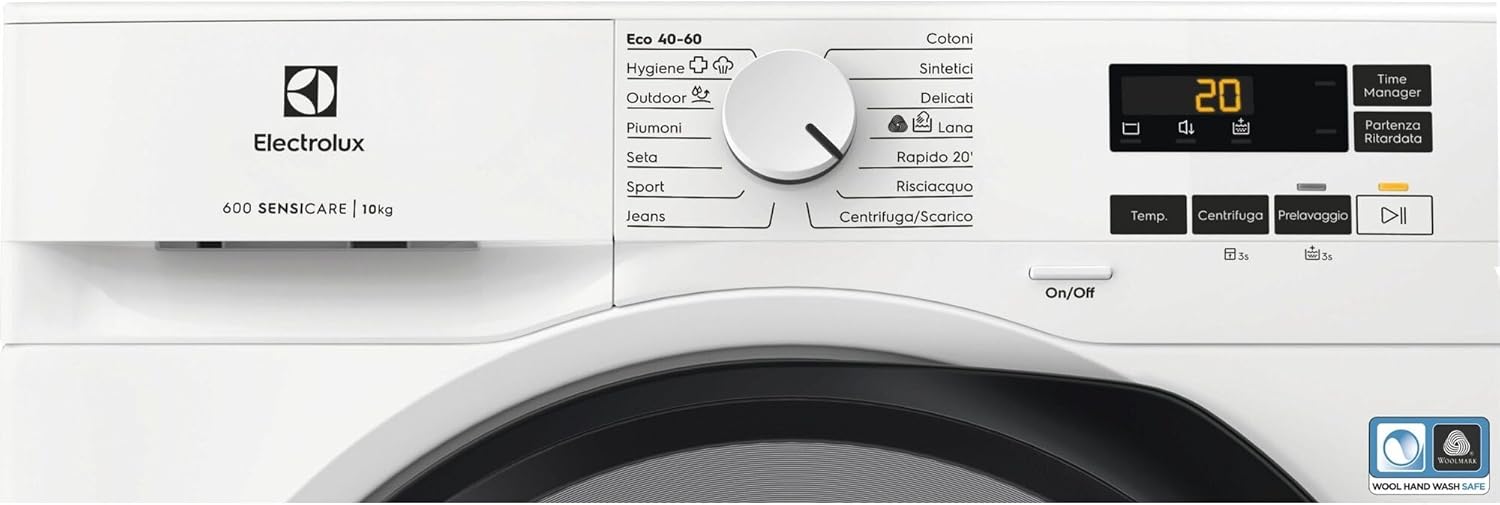 Lavatrice Libera Installazione Caricamento Frontale Electrolux SensiCare 600 EW6F110G 10 kg 1400 Giri/min Bianco