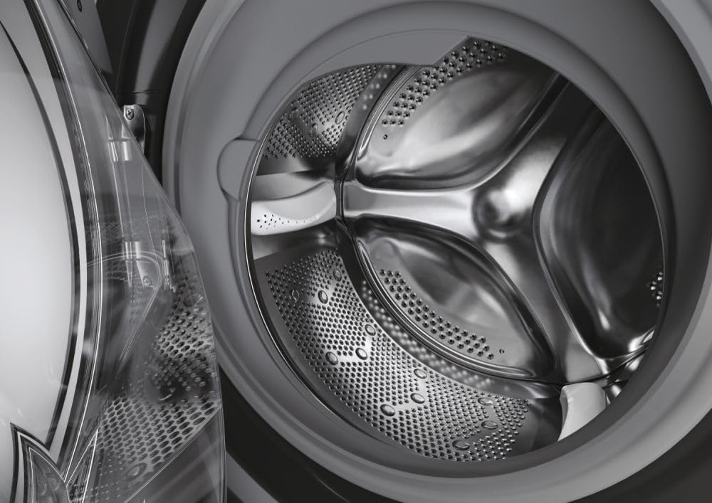 Lavatrice Libera Installazione Caricamento Frontale Candy Ultra Hygiene HES12104TWMBB6-S 10 kg 1200 Giri/min Nero