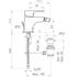 Miscelatore Bidet Con Scarico Ercos/Ponsi Serie ECOSTYLE