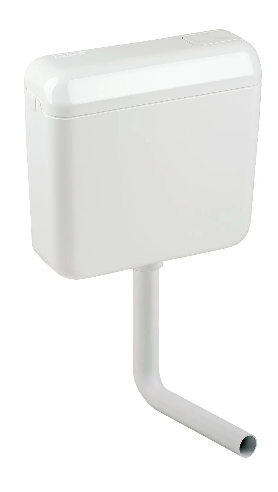 SCHWAB Cassetta esterna pneumatica per risciacquo WC modello VIRGO PNEU - bianco