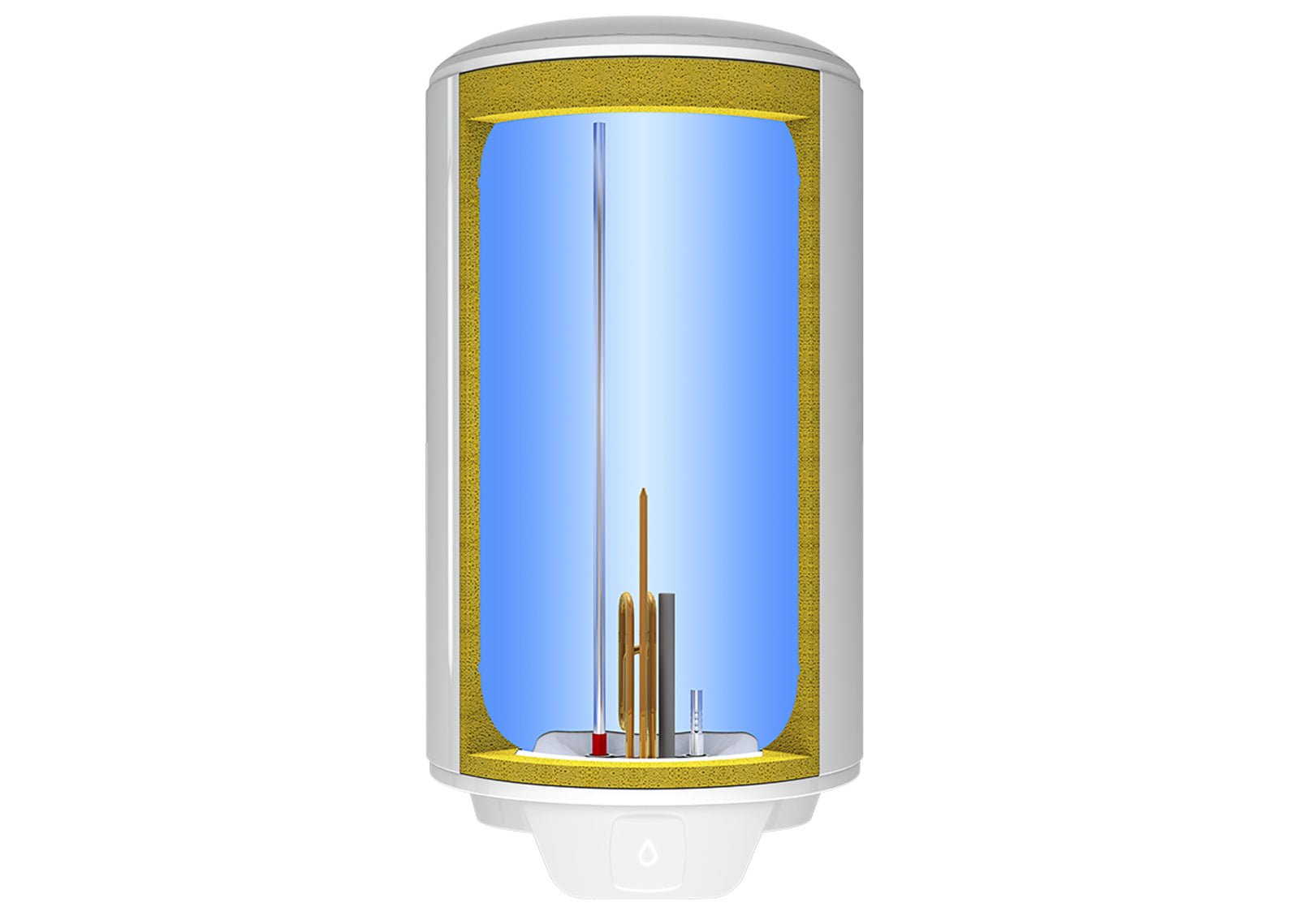 Atlantic Ego Series 50-Liter Vertical Electric Water Heater, Code 841348 - 2-Year Warranty