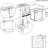 Forno Multifunzione Da Incasso AEG Serie 5000 TU5AB42SM 72L 2990W Acciaio inox