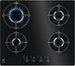 Plaque de cuisson à gaz encastrable Electrolux EGG64272K, 60 cm, 4 brûleurs, noir