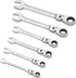 STANLEY Set 6 Chiavi Reversibile e Snodato Cricchetto