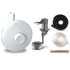 Cassetta Esterna Scarico Vaso Pucciplast Serie VIVA 9 L - Pulsante Unico Risciacquo-Stop Cod. 77000000