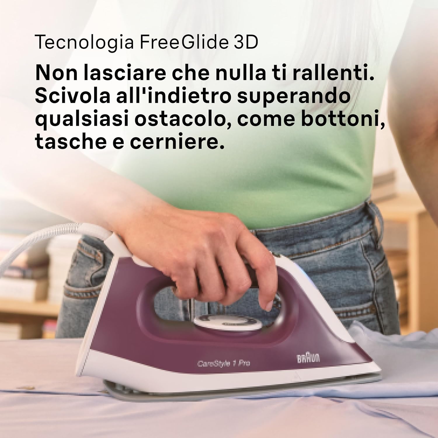 Ferro da Stiro con Caldaia Braun CareStyle 1 Pro IS1514VI 2200W Colore Viola