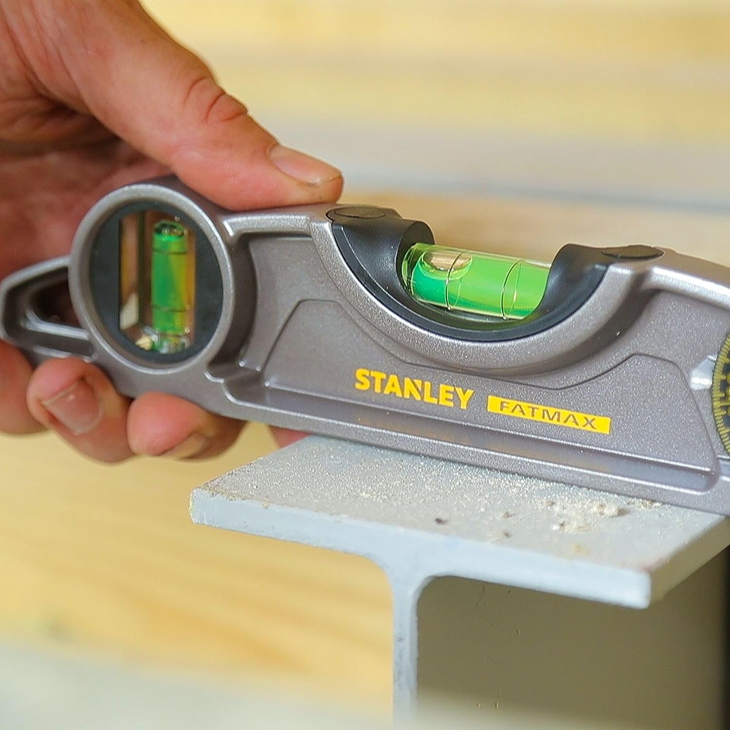 STANLEY Livella Magnetica Torpedo FatMax in Alluminio da 25 cm