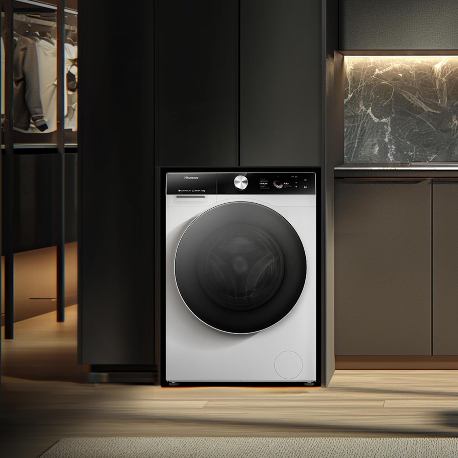 Lavatrice Libera Installazione Caricamento Frontale Hisense WF7S1247BW 12 kg 1400 Giri/min Bianco