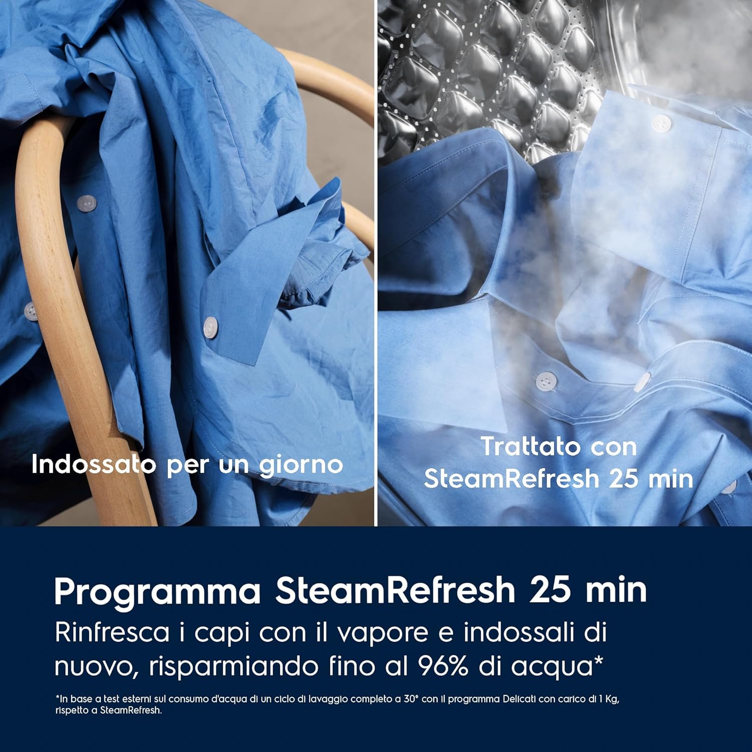 Lavatrice Libera Installazione Caricamento Frontale Electrolux SteamCare 700 EW7F411G 11 kg 1400 Giri/min Bianco