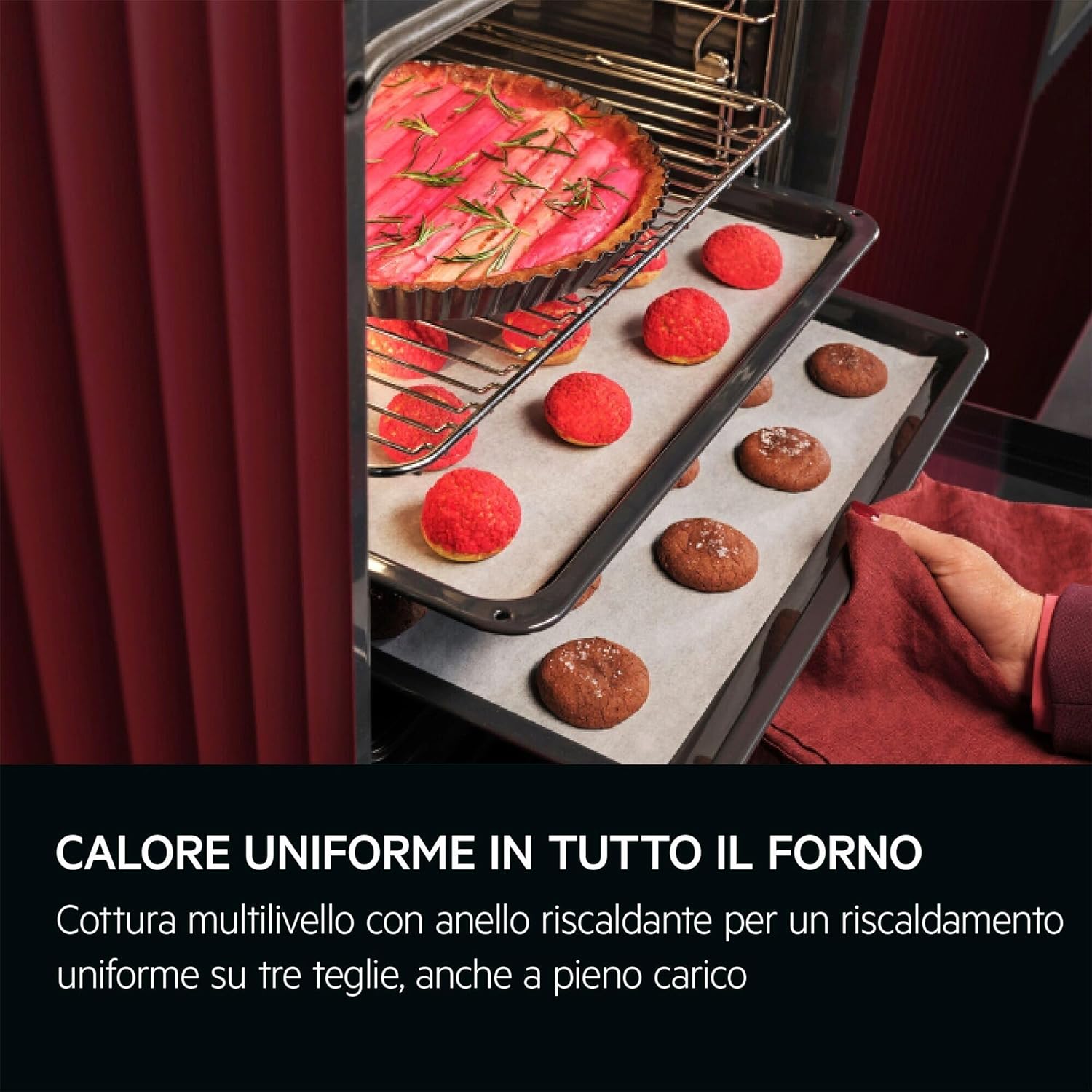Forno Multifunzione Da Incasso AEG Serie 5000 TU5AB42SM 72L 2990W Acciaio inox