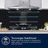 Piano Cottura a Induzione Da Incasso Electrolux Serie 600 Bridge LIL83443 Nero 80 cm 4 Zone