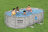PISCINA BESTWAY C/TELAIO E POMPA OVALE 427X250XH100 - Cod. 56714