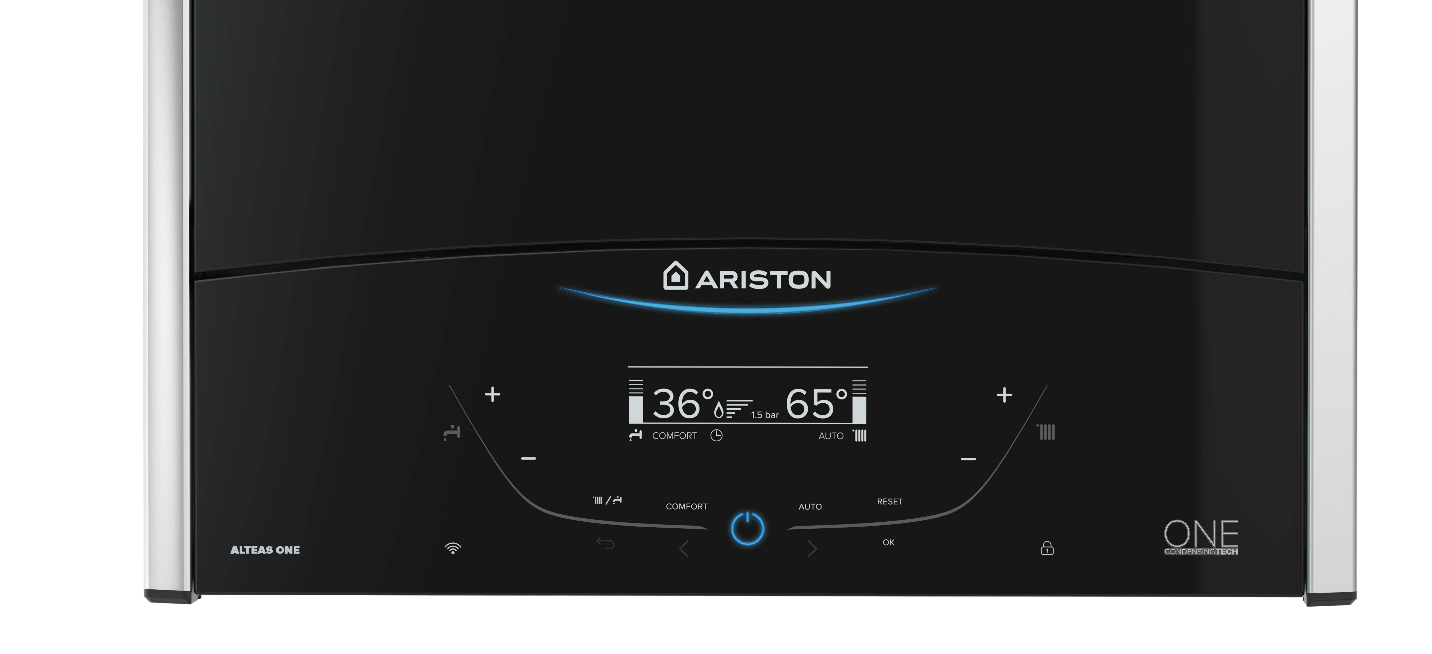 Caldaia A Condensazione Ariston Genus One+ Net 30 KW Metano Completa Dì Kit Per Scarico Fumi Wi-Fi Incluso